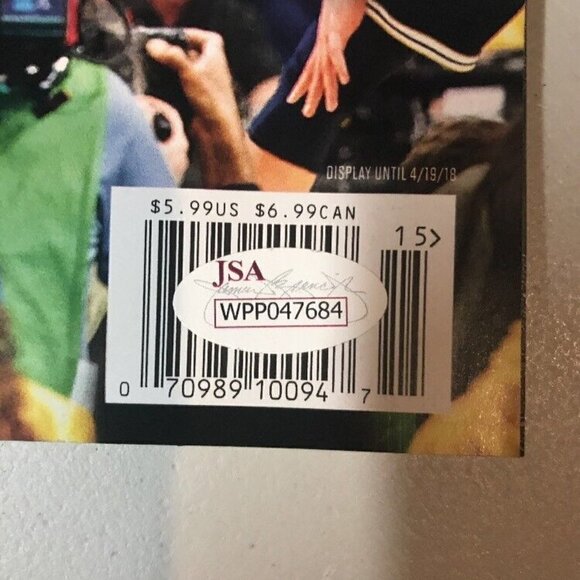 Donte Divincenzo Autograph Signed Villanova SI Sports Illustrated Magazine JSA - Picture 2 of 4